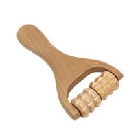 1Pcs Wooden Massage Rollers Neck Roller Massager Wooden Trigger Point Roller Massager Muscle Roller for Back face Waist Leg Arm