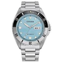 CITIZEN Atsparus vandeniui 100 metrų Automatinis Plieninė apyrankė 42 mm Vyriškas laikrodis Mėlynas ciferblatas NH7530-52L mėlyna