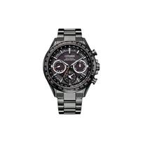 CITIZEN Attesa Series Signal Correction Time Perpetual Calendar Anti-Reflective Coating Light Quartz Steel Strap Men's Watch Black Dial CC4014-62E juoda