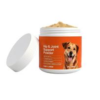 Hip sąnario atramos milteliai šunims 150g Maisto papildas su gliukozaminu, chondroitinu, MSM ir natūraliais ingredientais šunų judėjimui ir sąnarių sveikatai One Size oranžinė