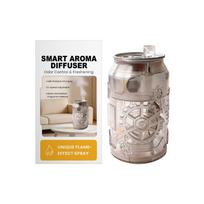 Smart Can Diffuser Ultrasonic Essential Oil Aromatherapy Machine with Adjustable Mist Timer and Quiet Operation Suitable for Home Office Use One Size chaki