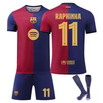 Barselona Raphinha Vaikų Futbolo Marškinėliai Sporto Įranga YSHT Mėlyna 120-130 CM mėlyna