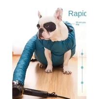 Rapid Drying Hair Dryer Compatible Pet Dryer Bag for Dogs Cats Bathing Grooming Hot Selling In Demand Pet Grooming Supplies L mėlyna