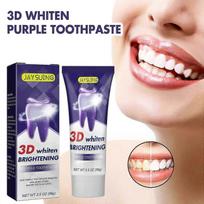 Purple Teeth Whitening Toothpaste - Deep Clean, Fresh Breath & Gentle Whitening with Peppermint & Chamomile - Sensitive Teeth Friendly, 99g