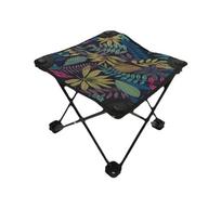 Silla plegable portátil para camping pesca exterior taburete resistente para playa y senderismo
