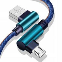 Kabel Micro Usb Szybkie Ładowanie 2M Kątowy 90° Koanni