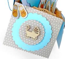 Kształty Z Drewna Baby Shower Roczek 40Szt.