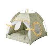 Comfortable Pet Tent House Foldable Kitten Bed Kennel Sweet Dog Basket Beds  for All Seasons S-Style 3