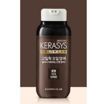 Kerasys Color Lab Didelio sukibimo aliejiniai plaukų dažai Maitinanti ilgalaikė plaukų spalva Dark Brown black