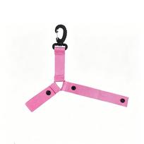 Durable Hanger Cheer Pom Lanyard Lightweight PomPom Carrier Cheerleader Poms Holder  Women Girls 21cm pink
