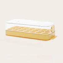 Water Injection Ice Tray Mold Food Grade Silicone Press Type 2in1 Ice Cube Straw Cups DIY Ice Maker Ice Cube Tray Outdoor mėlyna