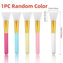 1-3PCS Color Silicone Mask Brush Flexible Facial Mud Applicator Body Lotion Cream Blending Cosmetics DIY Makeup Beauty Tools