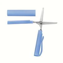 1 vnt. Patvari nerūdijančio plieno nešiojama žirklutė - Kompaktiška ir patogi kelionėms, ideali biurui, mokyklai ir namų naudojimui (Blue,1pc&10cm-14.9cm) mėlyna