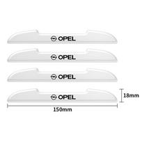 4pcs 3D Car Door Anti-Collision Bumper Strip Guards Side Protector Sticker for Opel Astra H G Insignia Mokka Zafira Corsa Ampera
