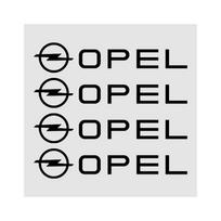 4pcs Reflective Car Styling Wheel Rims Body Stickers Decoration Decals For Opel Astra h j k g Vectra c Insignia Corsa d c Zafira