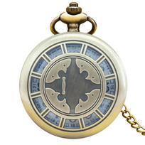 Vintage Bronze Steampunk Cutout Engraving Quartz Pocket Watch Necklace Pendant Clock Chain Men Women Chain Gift bronza