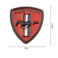 3D Metalinis Automobilio Stiliaus Kėbulo Bagažinės Emblema Lipdukas Apdaila Automobilio Aksesuarai Mustangui Focus Kuga Mondeo Max Fusion Ranger