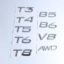 Fit for Volvo XC60 XC90 S80 S60L aftermarket trunk T5 T6 AWD displacement four-wheel drive emblem TO