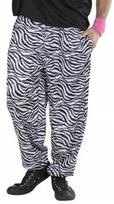 Spodnie Baggy Pumpy Zebra Strój Disco Lata 80 Xl