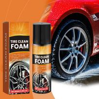 Tire Clean Foam 100ml Automotive Wheel Cleaner Cleans Shines and Protects for Car Motorcycle Bicycle Use Spray Application One Size
