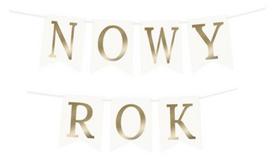 Baner Nowy Rok Złoty  1Kpl.