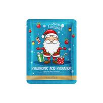 3pcs Christmas Mask 25g Tablets Hyaluronic Acid Emollient Hydrating Moisturizing Mask Manufacturer Hyaluronic acid 25g 3pcs