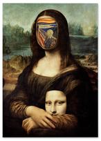 Mona Lisa scream poster 21x29,7 cm A4