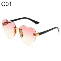 1-8T Ocean Lenses Party/Photography Eyewear Heart-shaped Sun Glasses UV 400 Protection  Sunglasses Children Sunglasses
