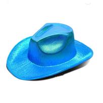 Cowboy hat Christmas stage carnival party Pink fluorescent colorful cowboy hat Compound laser hat Western style illusion 56-58cm