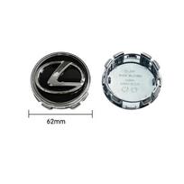 4pcs 62mm Car Wheel Center Hub Cap Badge Emblem Decal Wheel Sticker For Lexus CT ES GS NX IS250 CT200h IS300h ES300h Car Goods