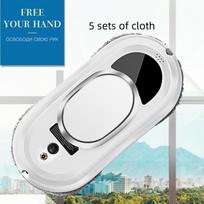 Itin plonas buitinis išmanusis langų valymo robotas, ultragarsinis automatinis dulkių siurblys, nuotolinio valdymo stiklo valymo robotas 5 sets of cloth