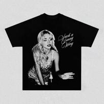 Sabrina Carpenter Such a Funny Way Graphic T Shirt For Men Women Retro Pop Star Tour Merch Streetwear Cotton Oversized Tee S įvairiaspalvis