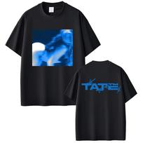 Tate McRae TiT for Tat Album 2026 T-shirt Men Women Fashion Pop Music T Shirt Unisex Casual Cotton Vintage Short Sleeve T-shirts S įvairiaspalvis