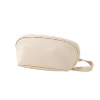 PU Travel Underwear Bag Waterproof Bra Storage Organizer Lightweight Portable Lingerie Pouch with Zipper Closure and Handle for Easy Carrying one size smėlis