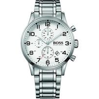 Hugo Boss 1513182 Aeroliner Chronograph Vyriškas laikrodis 44mm sidabras