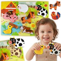 TOOKY TOY Medinė Montessori dėlionė