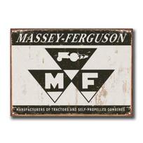 Retro Poster Massey Ferguson Tractors Tin Sign Metal Plaque Farm Bar Bistro Shop Wall Decoration Vintage Metal Plate 12*8 Inc 20x30cm