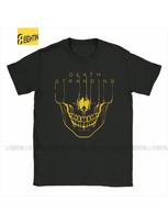 Men Death Stranding T Shirt Kojima Hideo Metal Gear Solid Reedus Norman Game Mgs Cotton Short Sleeve Tee Shirt 4XL 5XL T-Shirt S juoda