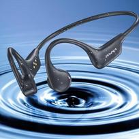aWEI A889BL Wireless Bone Conduction Swimming Earphones juoda