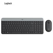Logitech MK470 Slim pilno dydžio belaidės klaviatūros ir pelės rinkinys
