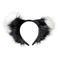 Dog Ears Wolf Handmade Animal Furry Cats Headband Hair Hoop for  Con juoda