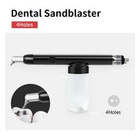 NICEDEN Economic Portable Dental Sandblasting Machine Aluminum Oxide Air Abrasion System for Clinic and Lab Applications 4 holes
