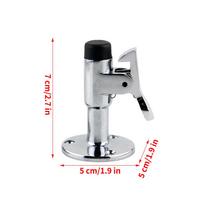 Door Stoppers Magnesium Alloy Windproof Hardware 2.7in Magnesium Alloy Marine Door Stopper For Fence Wall Cruise Ship Hotel