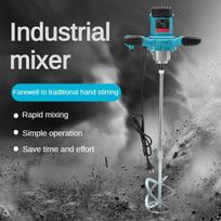 2100W 6-Speed Handheld Cement Putty Powder Mixing Tools Adjustable Electric Mixer Industrial Paint Stirrer Galvanized rod