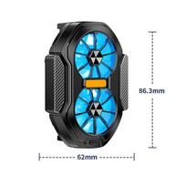 Portable Rechargeable Phone Cooler 3 Speeds Adjustable Wireless Magnetic Mobile Phone Radiator for Android & iPhone PUBG