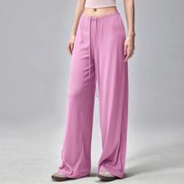 Women's Loose Wide-Leg Slimming Fitness Pants for Running, Yoga, and Pilates Extra Large