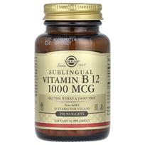 Solgar, sublingual vitamin B12, 1,000 mcg, 250 nuggets