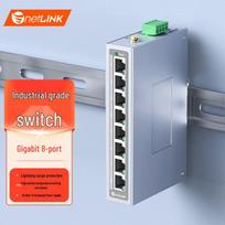 netLINK Industrial 8-Port 100Mbps Unmanaged DIN-Rail Ethernet Switch