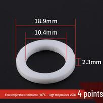 PTFE Polytetrafluoroethylene High/Low Temp Resistant Teflon Water Pipe Gasket