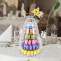 Makaronų stovas, Makaronų vitrina padėklas 6 pakopų Skaidrus Desertų Cupcake laikiklis dušui